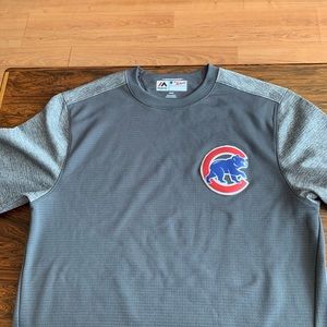 Long sleeve stitched Chicago Cubs
